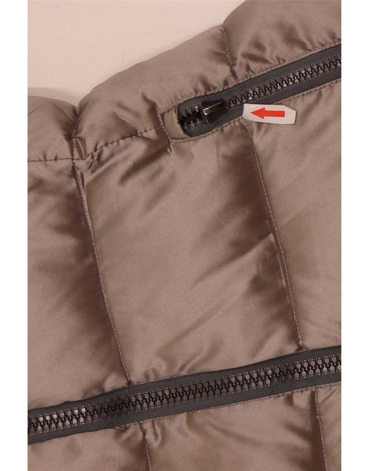 Colmar Chaqueta acolchada con capucha para mujer UK 10 Small Gris Poliéster