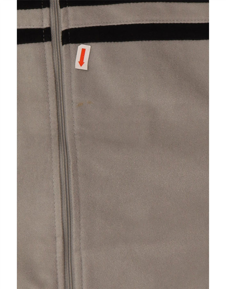 Kappa Hombre Chaqueta De Chándal Top Poliéster Color Block Gris Medio
