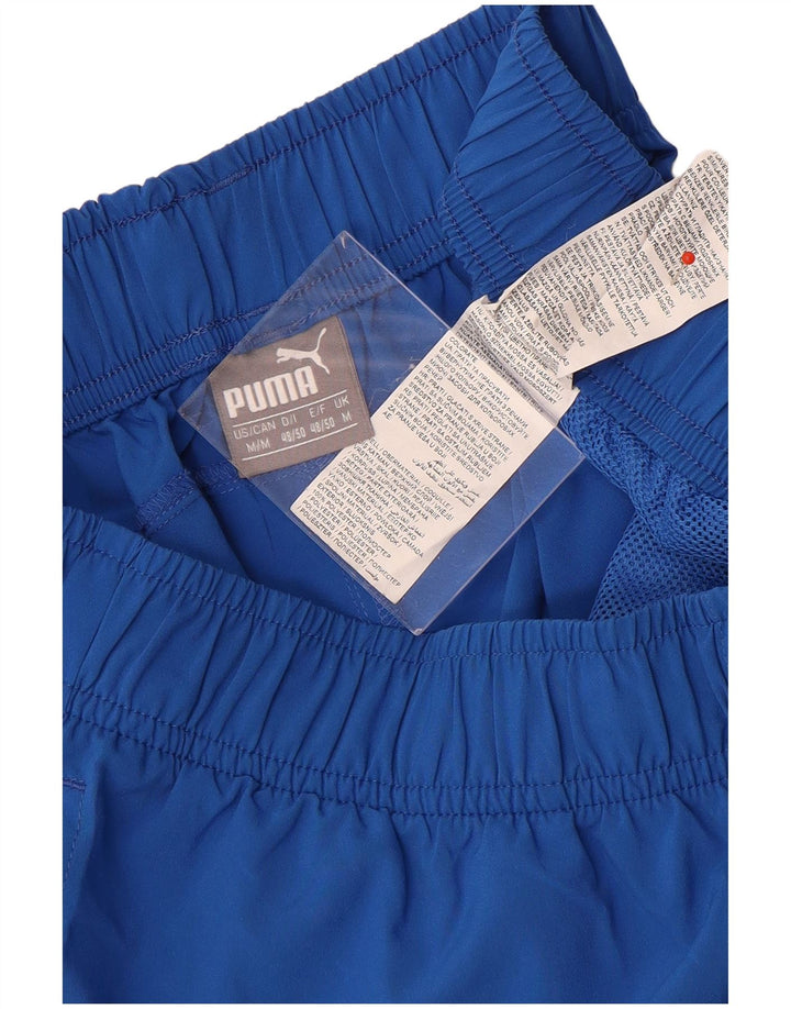 Pantalones Cortos Deportivos Puma Hombre Azul Medio Poliéster