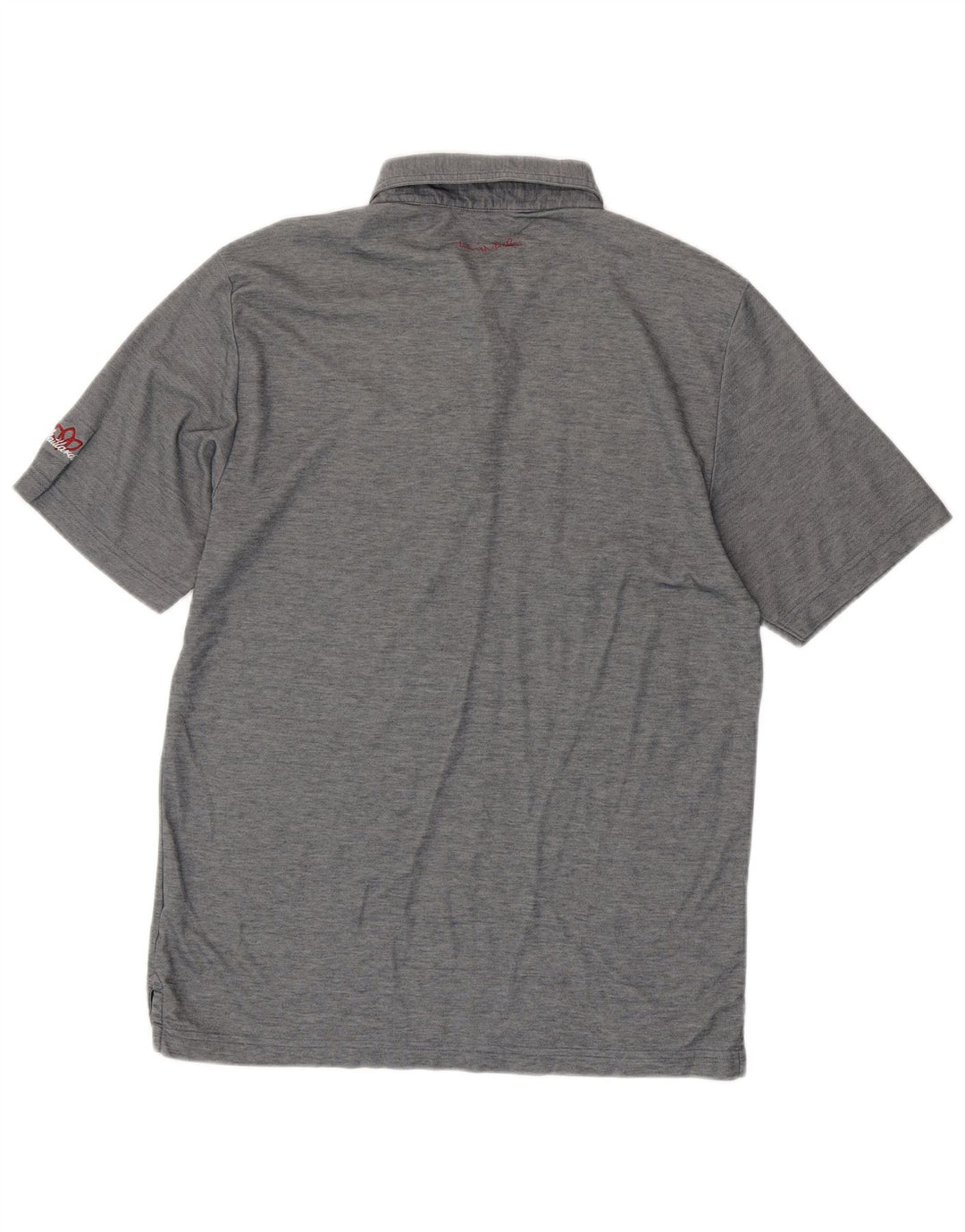 Travis Mathew Polo para hombre de algodón a rayas gris medio