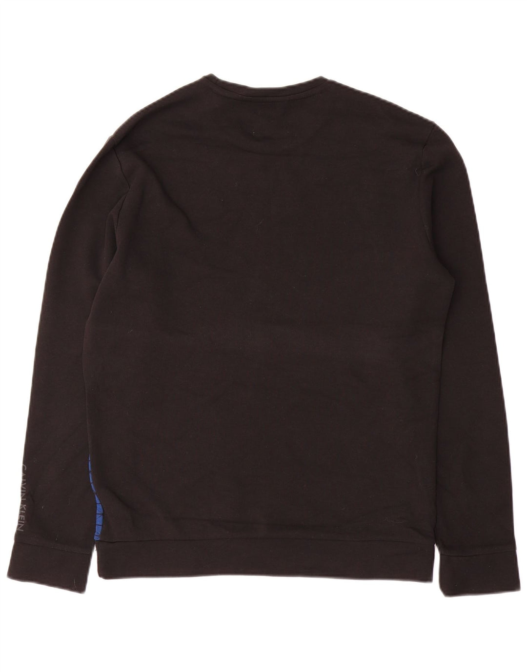 CALVIN KLEIN Sudadera Jumper para hombre XS Azul Geométrico Algodón