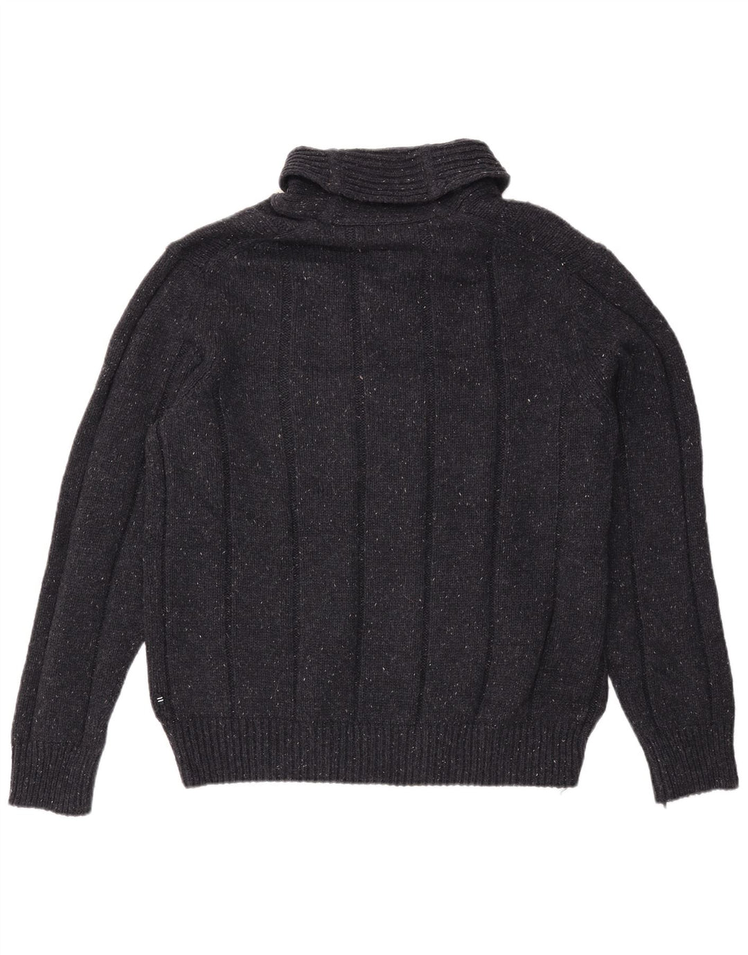 NAUTICA Jersey con Cuello Chal para Hombre XL Acrílico Negro