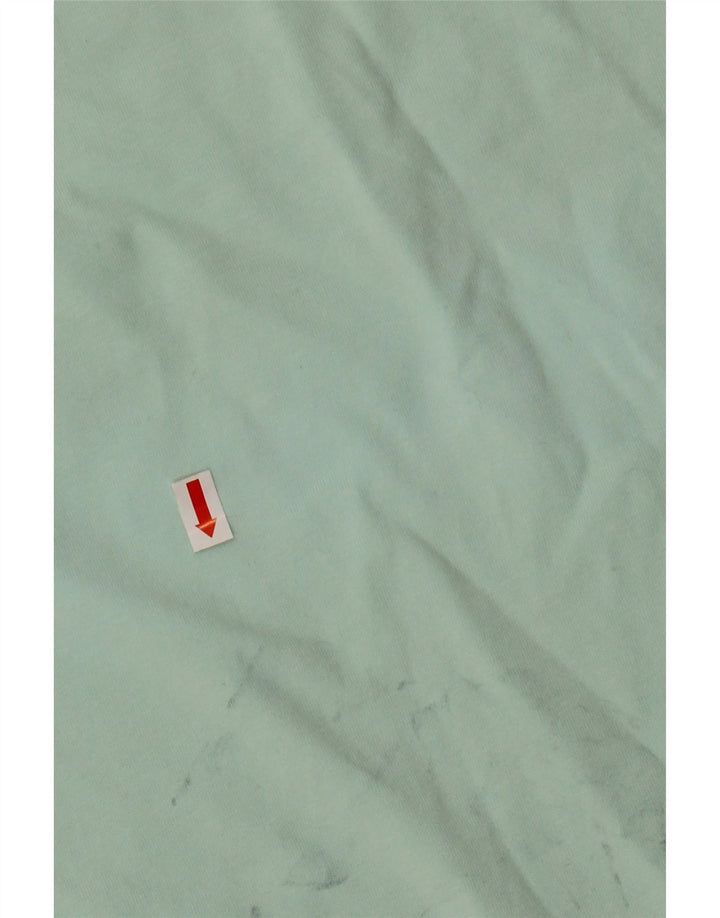 NEW BALANCE Camiseta gráfica para mujer Top UK 44 Algodón verde medio