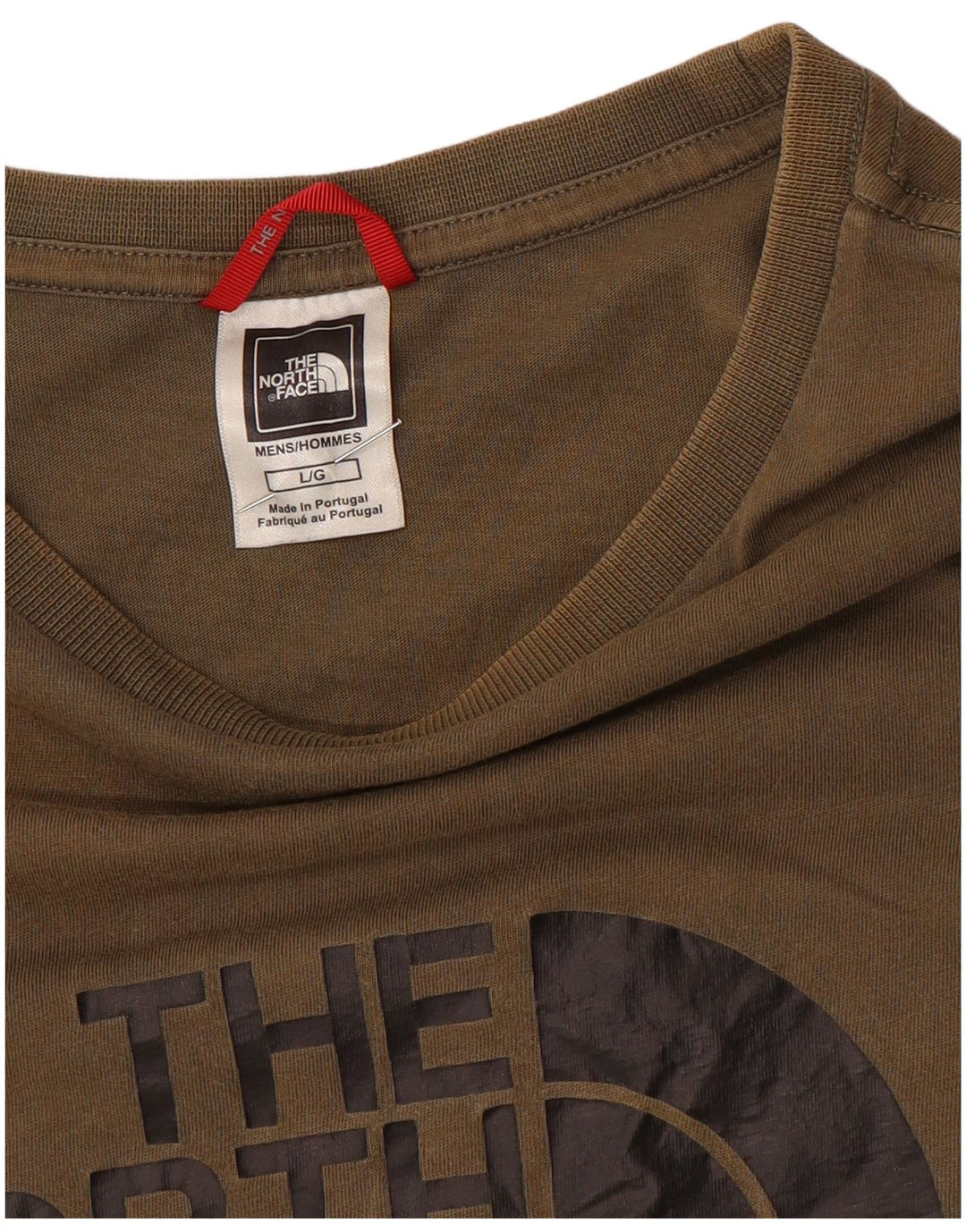 The North Face Camiseta gráfica para hombre Top grande marrón