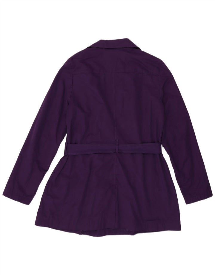 Hobbs Gabardina para mujer UK 12 Poliéster morado medio