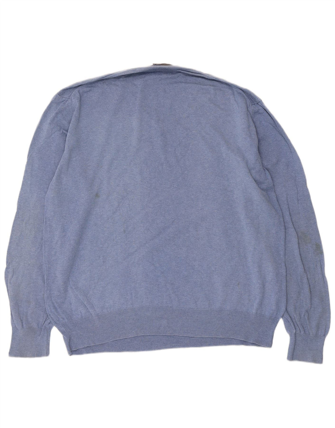 Marlboro Classics - Jersey con cuello en V para hombre, talla 2XL, color azul