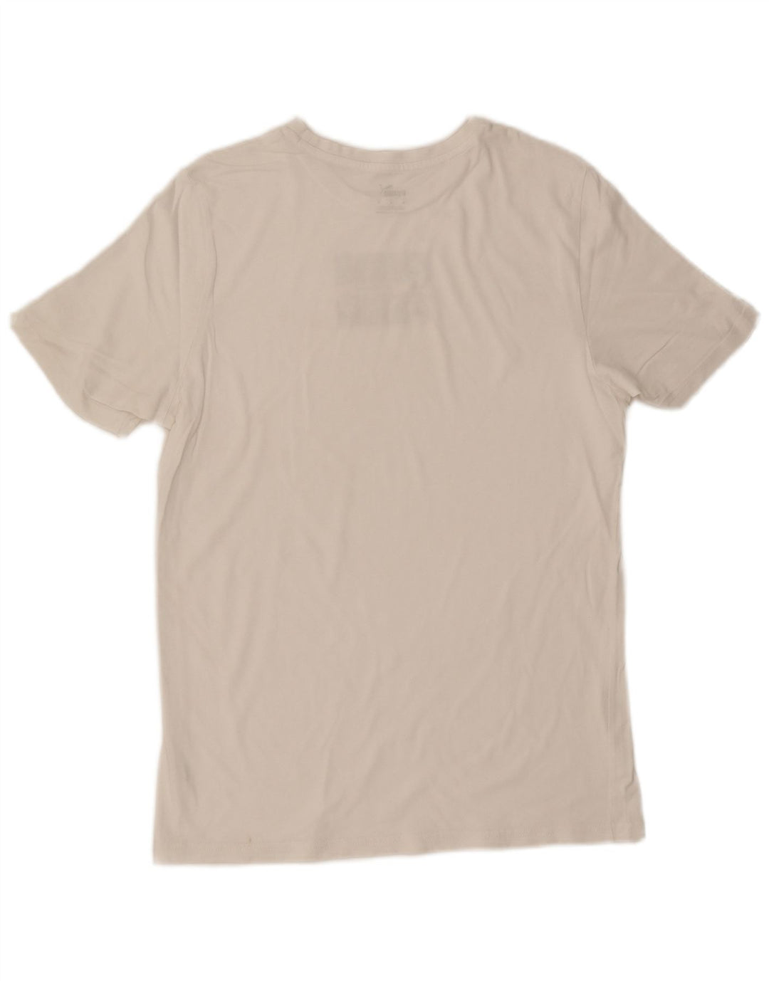 Puma Hombre Camiseta Gráfica Top Medium Blanco