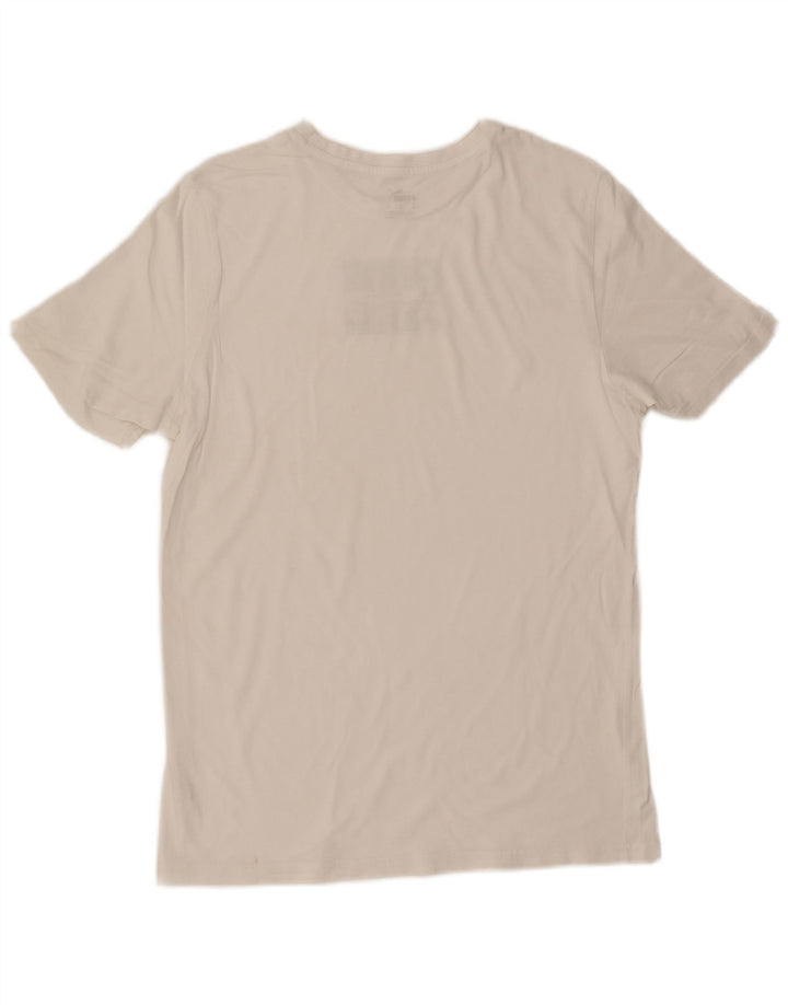 Puma Hombre Camiseta Gráfica Top Medium Blanco