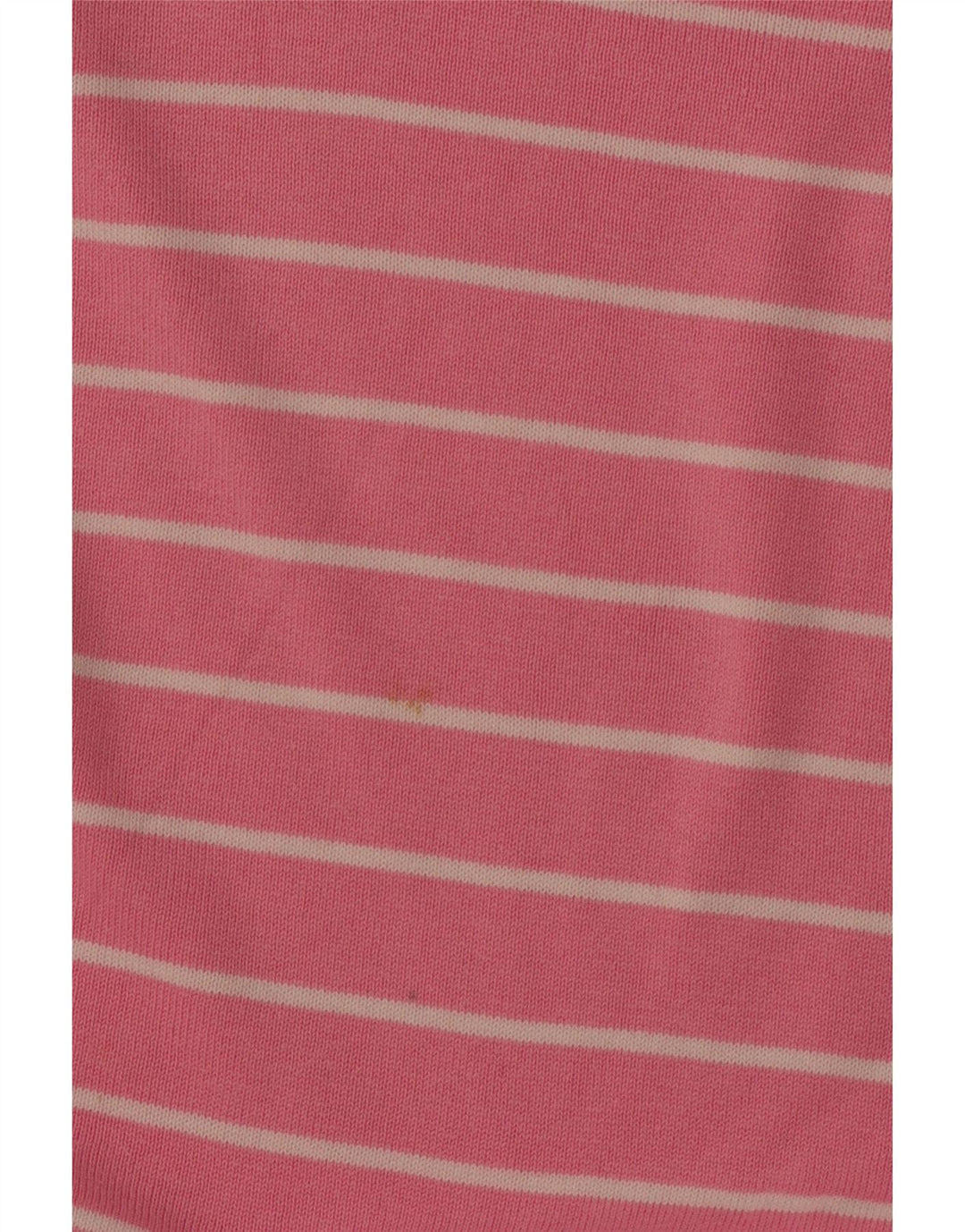 TOMMY HILFIGER Jersey con cuello en V para hombre, jersey grande de algodón a rayas rosa