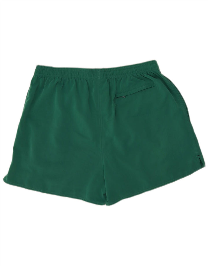 Adidas Pantalones cortos deportivos para hombre UK 40 Poliéster verde medio