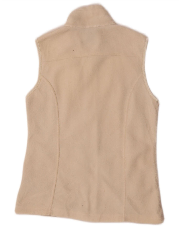 Eddie Bauer Chaleco polar para mujer UK 10 Small Off White