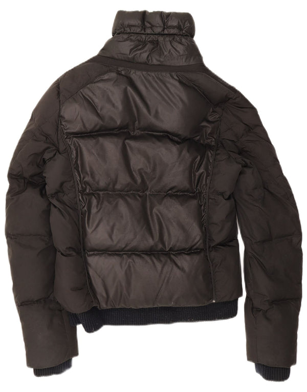 Geox Chaqueta acolchada para mujer UK 8 Small Poliéster negro