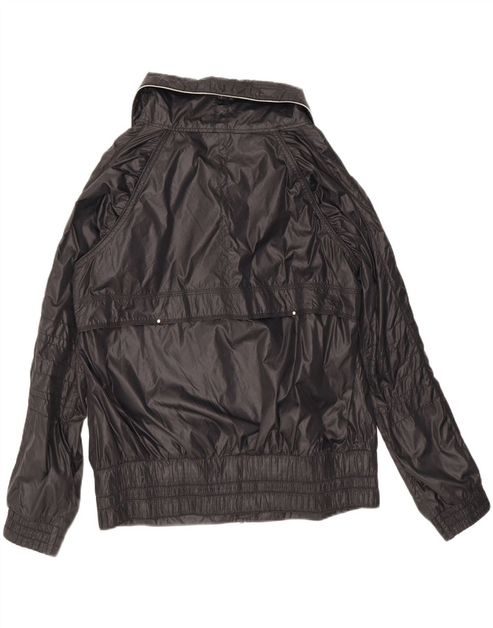Reebok Chaqueta Bomber para Hombre UK 42 XL Nylon Negro