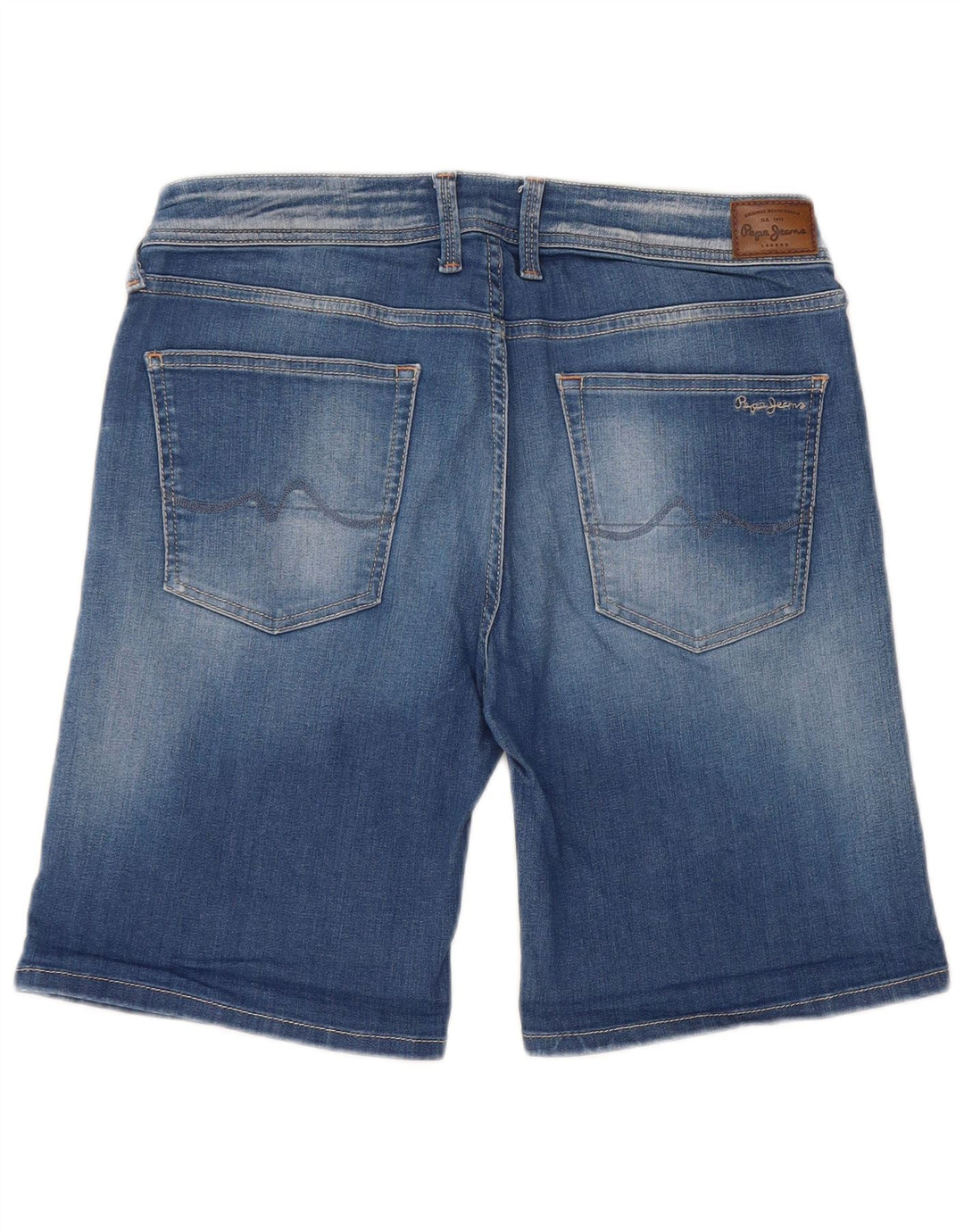 PEPE JEANS Shorts Denim Regular Fit Mujer W30 Algodón Azul Medio