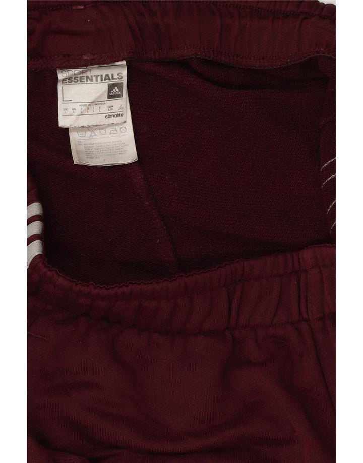 Adidas Mens Climalite Sport Shorts Grande Borgoña Poliéster