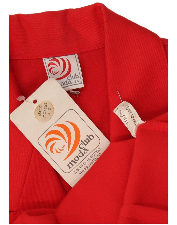 Vestido de tubo vintage para mujer IT 44 Rojo medio