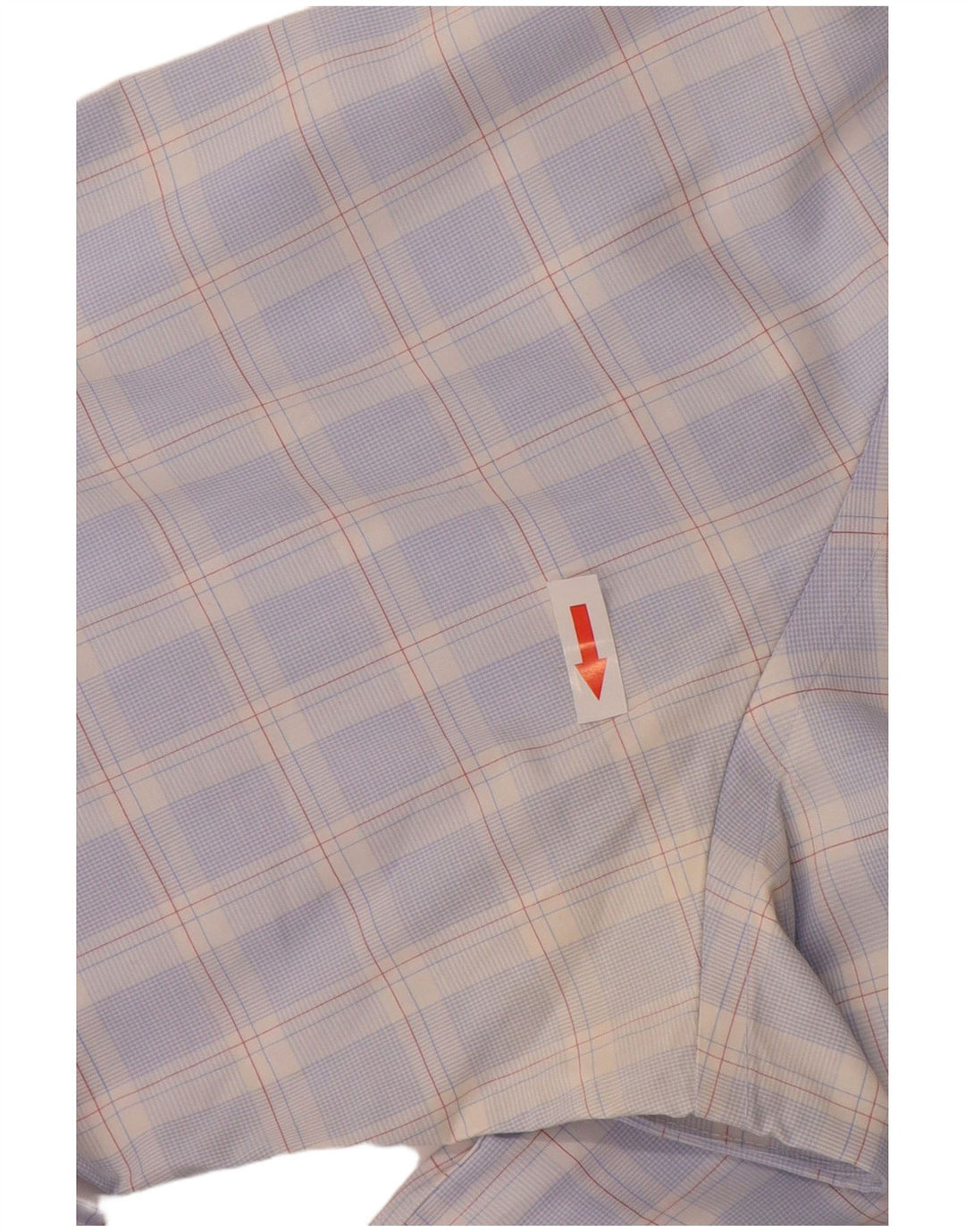 Tommy Hilfiger Camisa alta para hombre Talla 18 2XL Algodón a cuadros azul