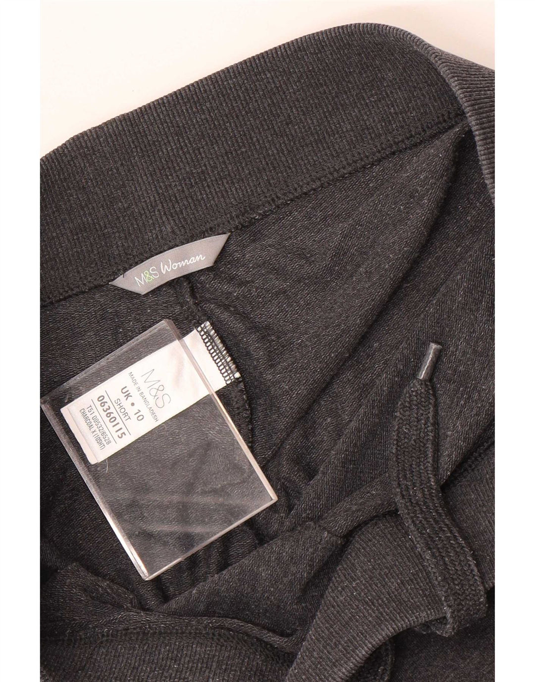 Marks & Spencer Pantalones de Chándal para Mujer UK 10 Small Gris Algodón