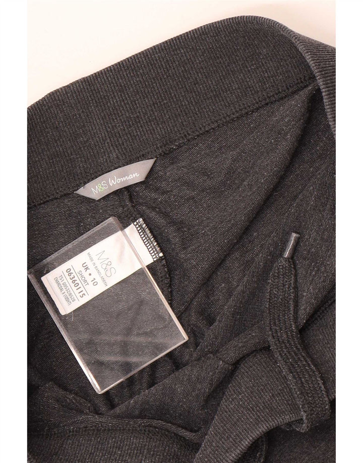 Marks & Spencer Pantalones de Chándal para Mujer UK 10 Small Gris Algodón