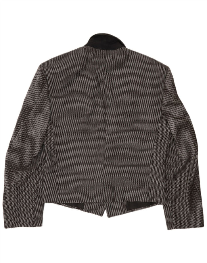 Pal Zileri Chaqueta tipo blazer con 1 botón para hombre IT 44 XS Lana manchada negra