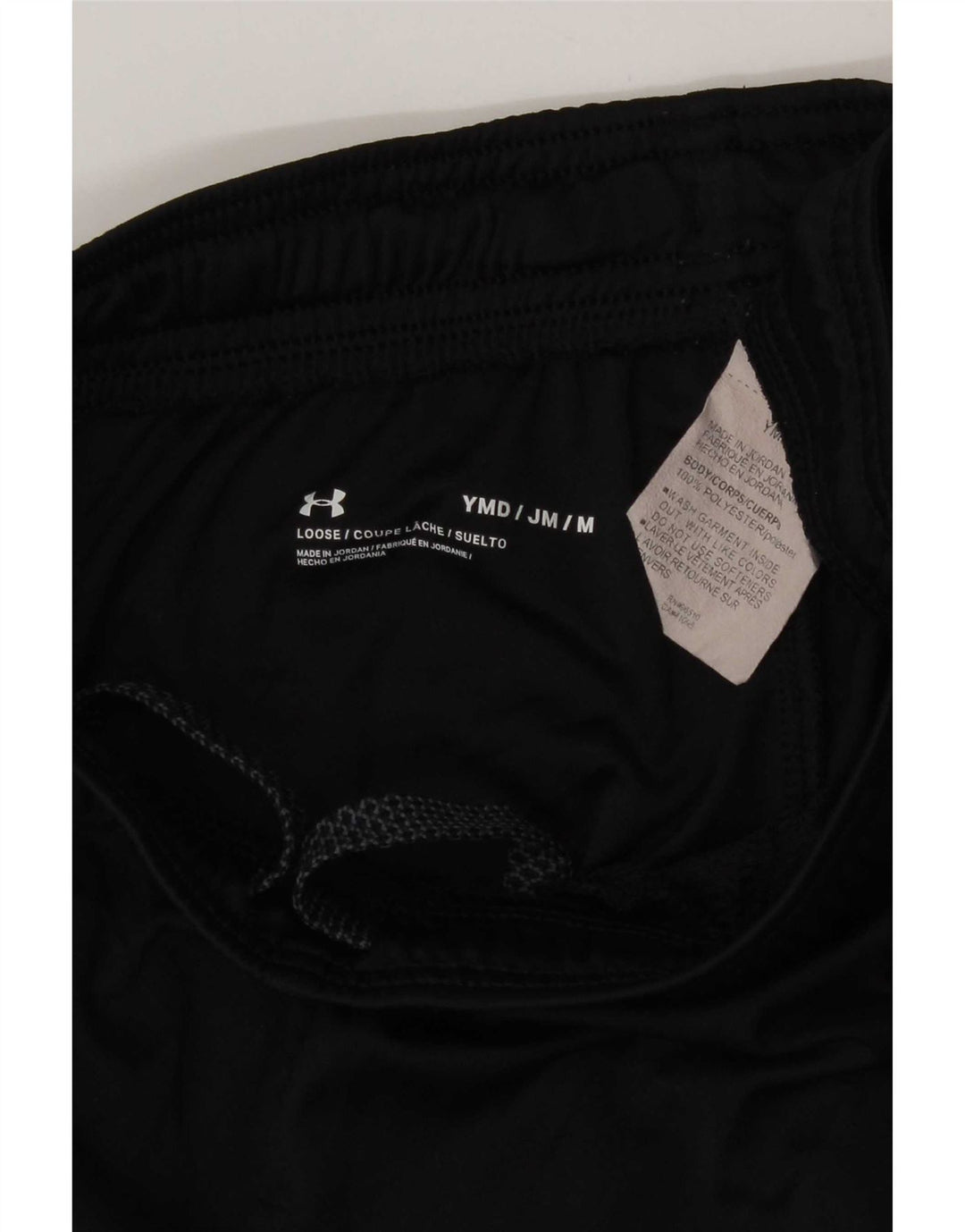 Under Armour Pantalones cortos deportivos con gráficos para niños 9-10 años Mediano Negro Poliéster