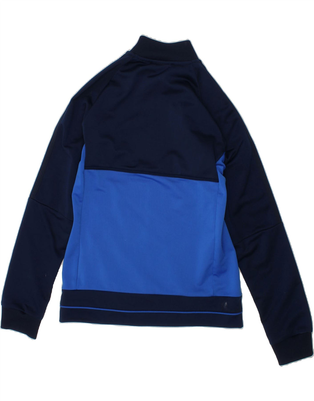 ADIDAS Boys Tracksuit Top Jacket 9-10 Years Blue Colourblock Polyester Vintage Adidas and Second-Hand Adidas from Messina Hembry 