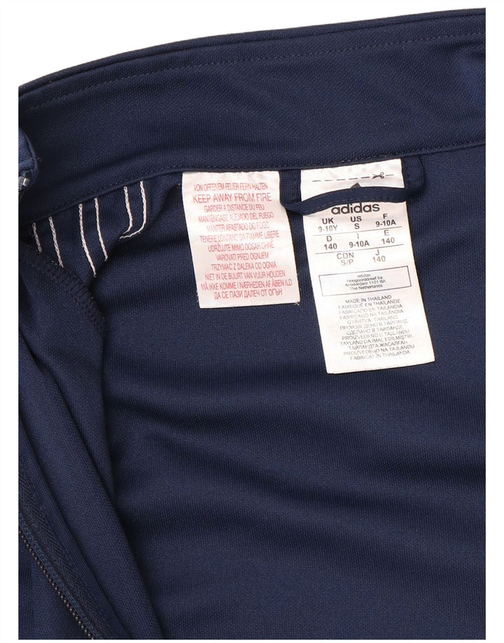 ADIDAS Chicos Aeroready Chándal Top Chaqueta 9-10 Años Azul Marino Poliéster