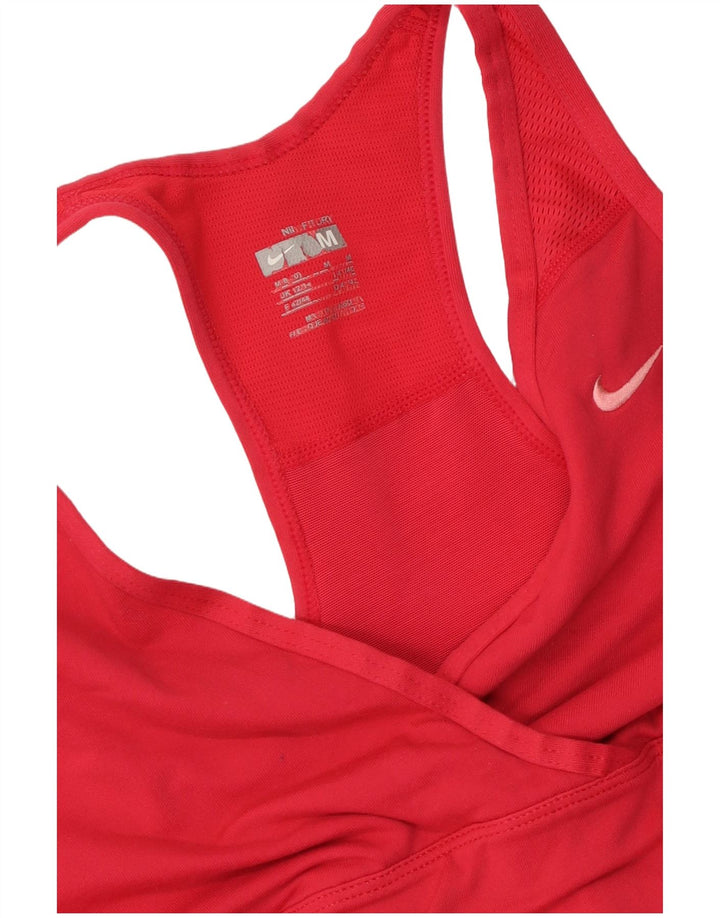 Camiseta sin mangas NIKE para mujer UK 12/14 Medium Red