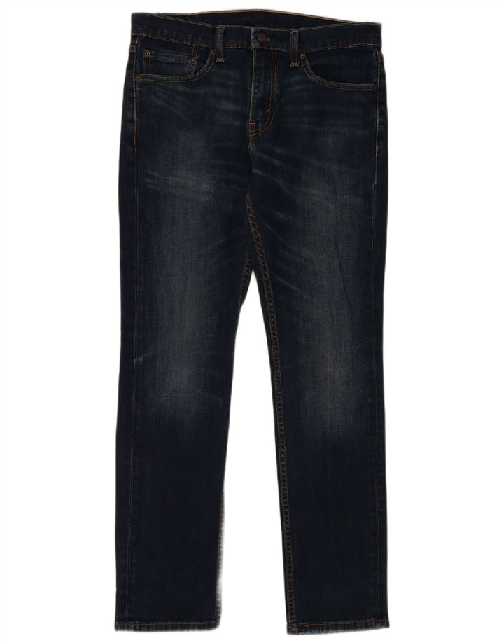 Levi's Hombre 511 Slim Jeans W32 L32 Algodón Azul Marino