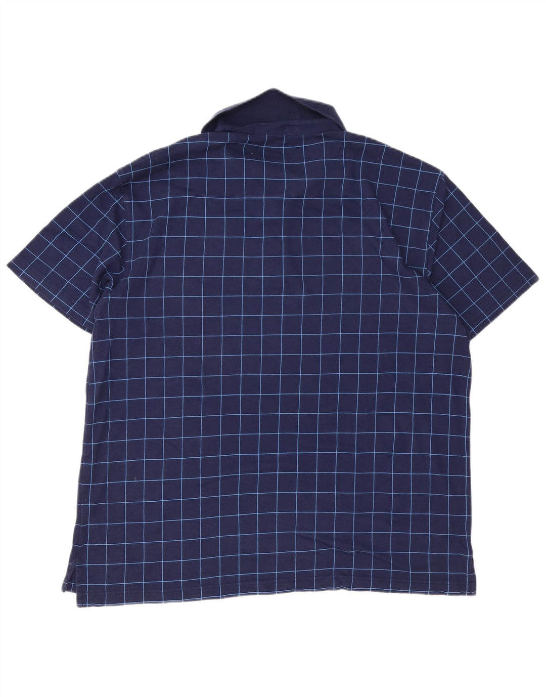 IZOD Polo Hombre XL Azul Marino Cuadros Algodón