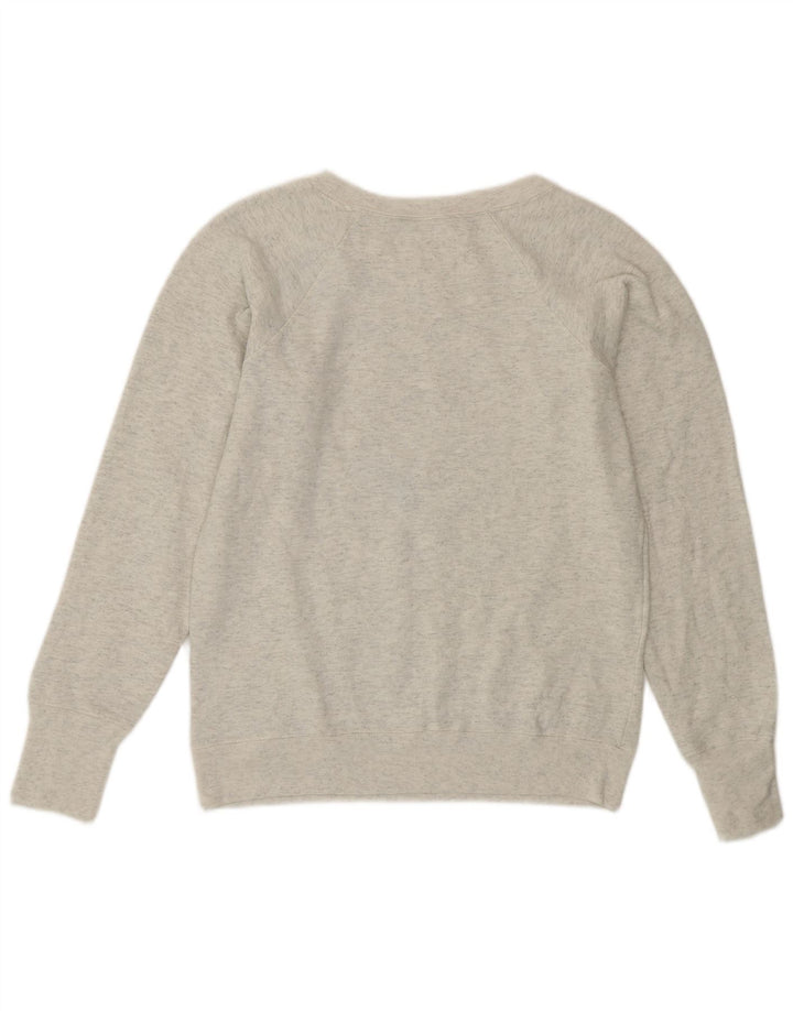 Champion Sudadera de gran tamaño con gráfico para mujer UK 10 Small Grey