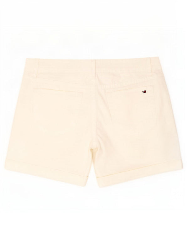 Tommy Hilfiger Pantalones cortos chinos para mujer US 6 Medium W32 Algodón blanco