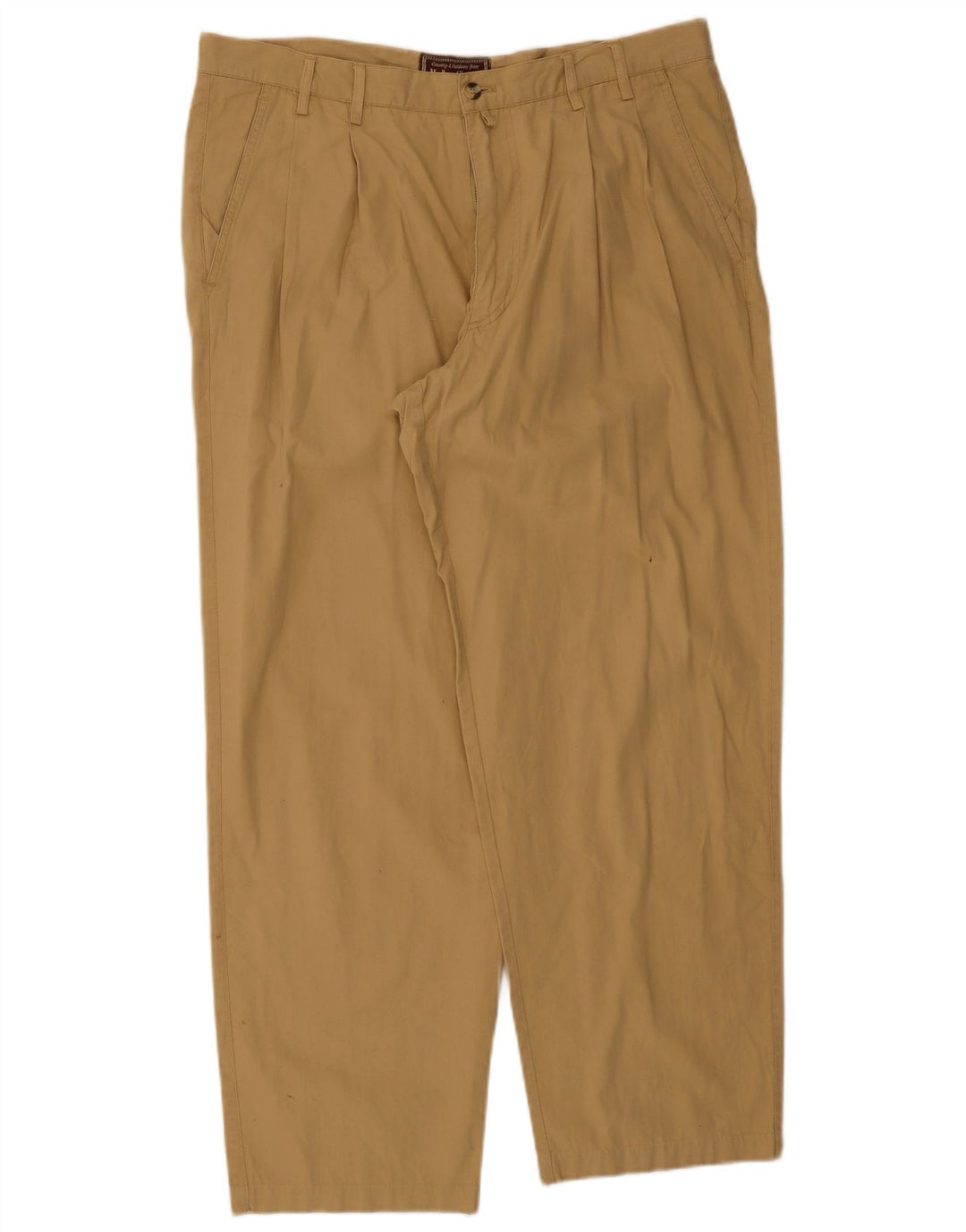 Marlboro Classics - Pantalón chino con pinzas para hombre W36 L30 Beige