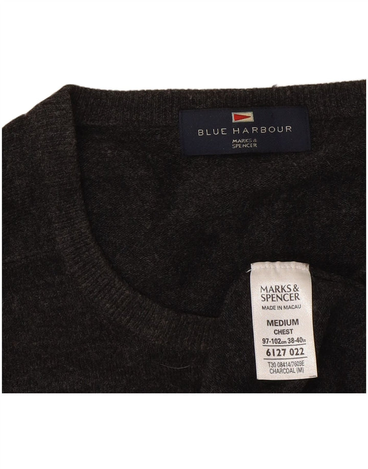 Marks & Spencer Suéter De Cuello Redondo Para Hombre Acrílico Gris Medio