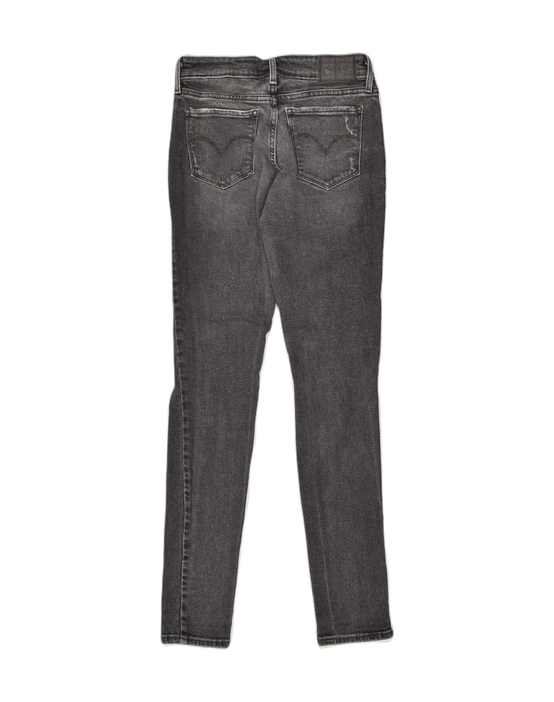 LEVI'S Womens 511 Distressed Skinny Jeans W26 L32  Grey Cotton | Vintage Levi's | Thrift | Second-Hand Levi's | Used Clothing | Messina Hembry 