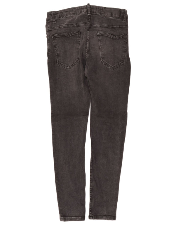 Zara Jeans ajustados para hombre EU 44 Large W34 L30 Gris