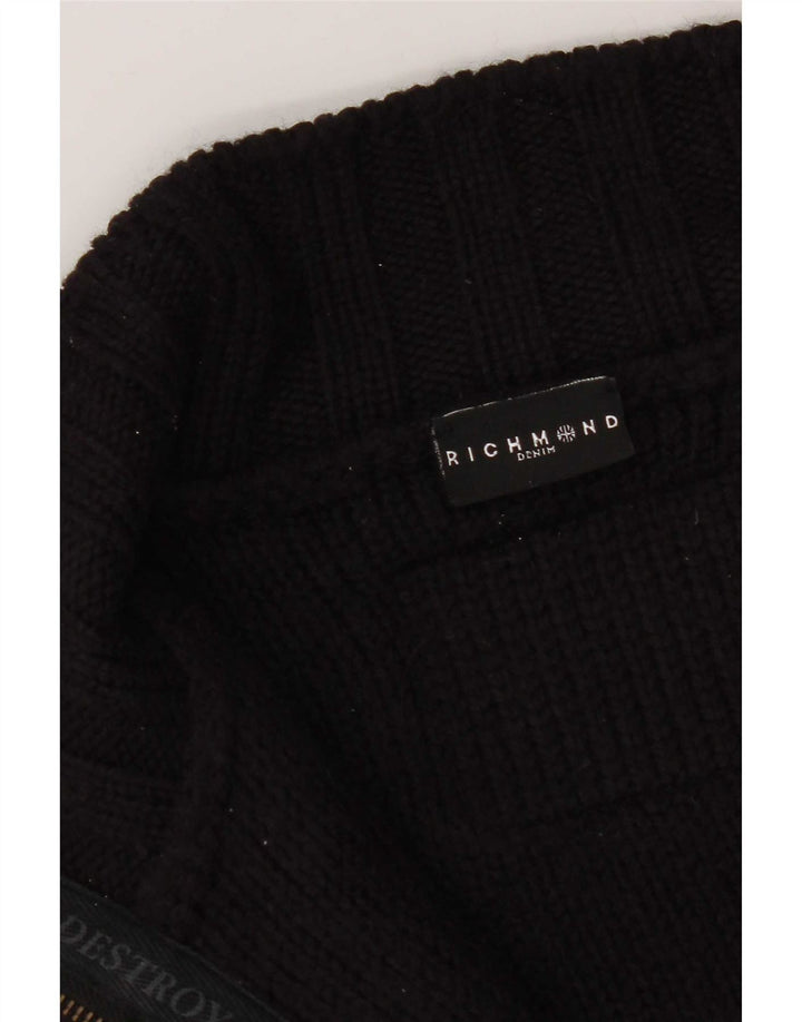 Richmond - Cárdigan para mujer, talla 20, 2XL, lana negra