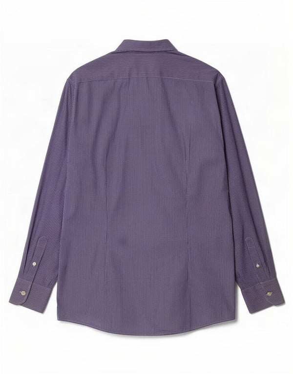 Camisa Benetton Hombre Azul Medio Raya diplomática