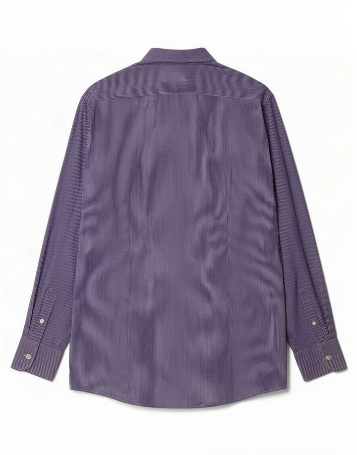 Camisa Benetton Hombre Azul Medio Raya diplomática