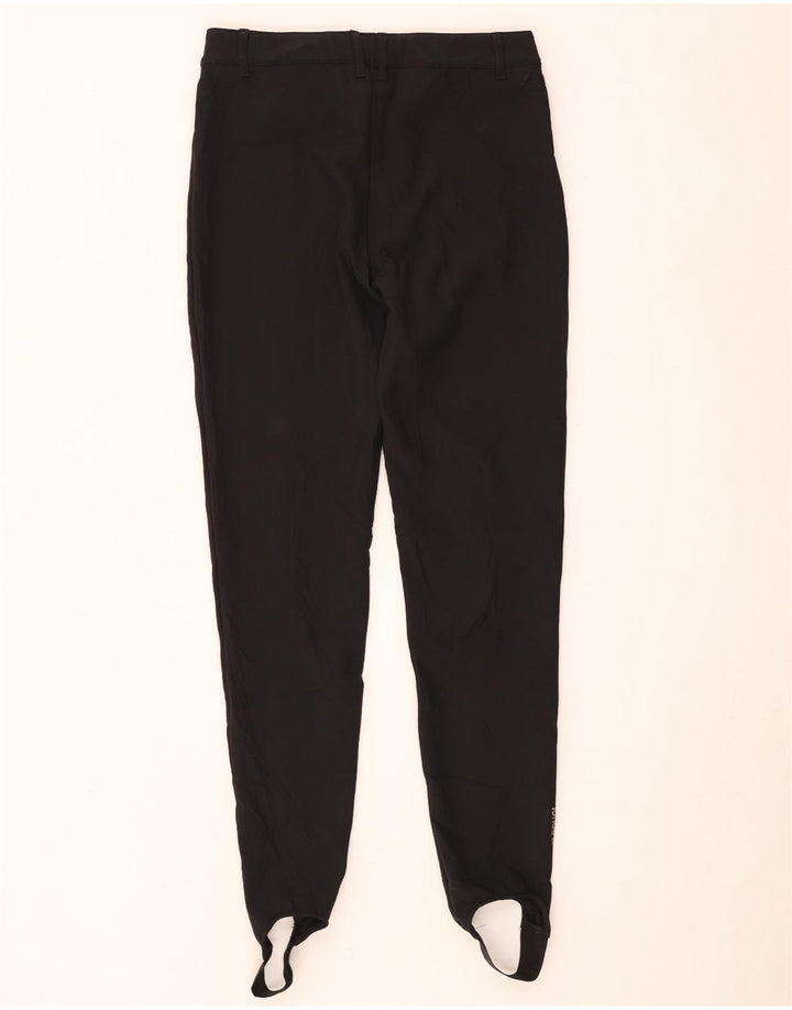 Brugi Mujer Estribo Pantalones Casuales Medianos W30 L33 Poliéster Negro