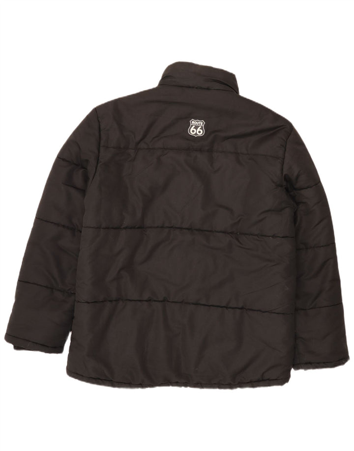 ROUTE 66 Chaqueta acolchada para hombre UK 40 Grande Poliéster negro