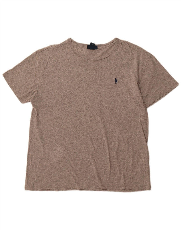POLO RALPH LAUREN Camiseta Hombre Top Gris Medio Algodón