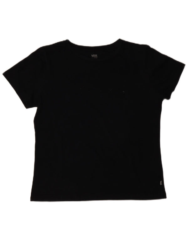 VANS Camiseta Mujer Top UK 40 XL Algodón Negro
