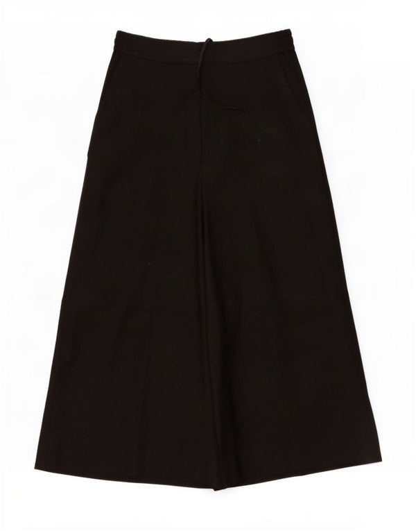 Cos Pantalones casuales de cintura alta acampanados para mujer EU 38 Medium W28 L21 Negro