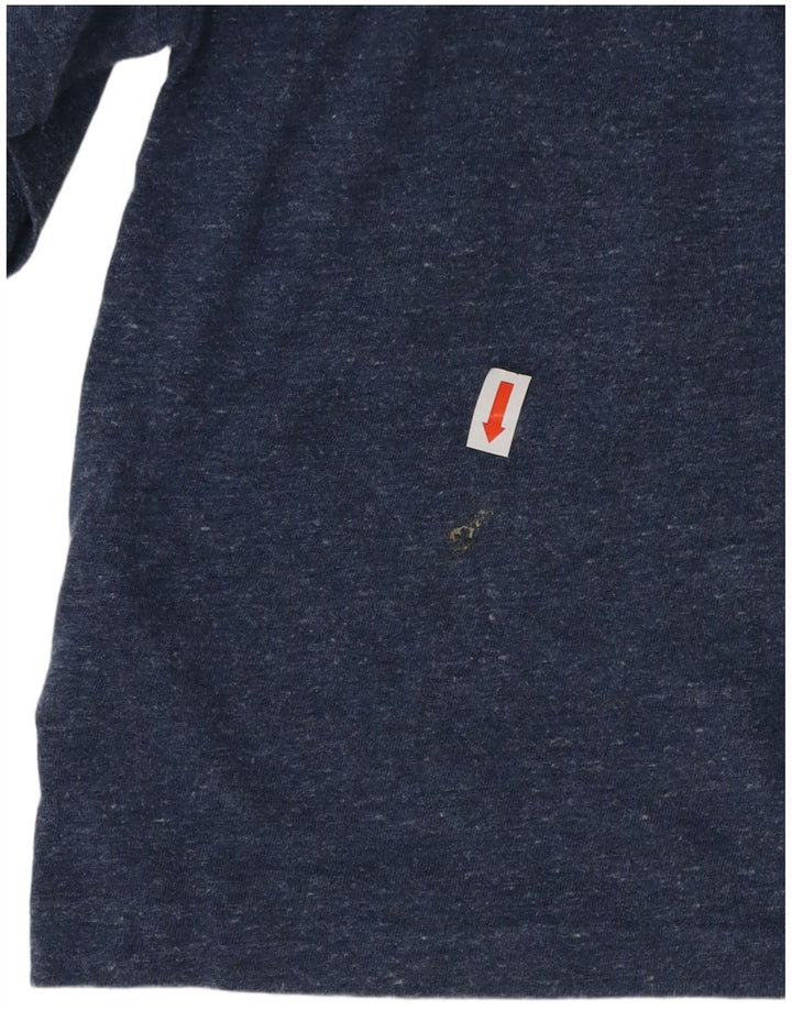 POLO RALPH LAUREN Camiseta Hombre Top Medio Azul Marino Algodón