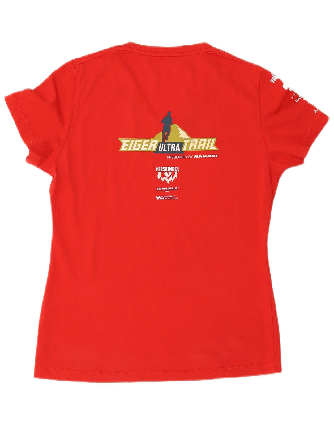 Mammut Camiseta gráfica para mujer Top UK 44 Medium Red