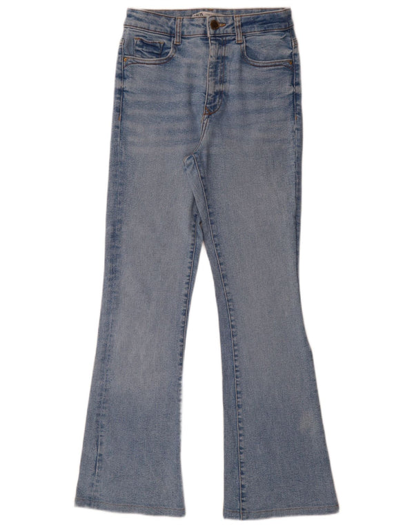 Zara Vaqueros Acampanados Mujer EU 36 XS W27 L29 Azul