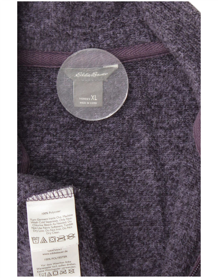 EDDIE BAUER Chaqueta superior de chándal para mujer UK 40 XL Poliéster azul marino
