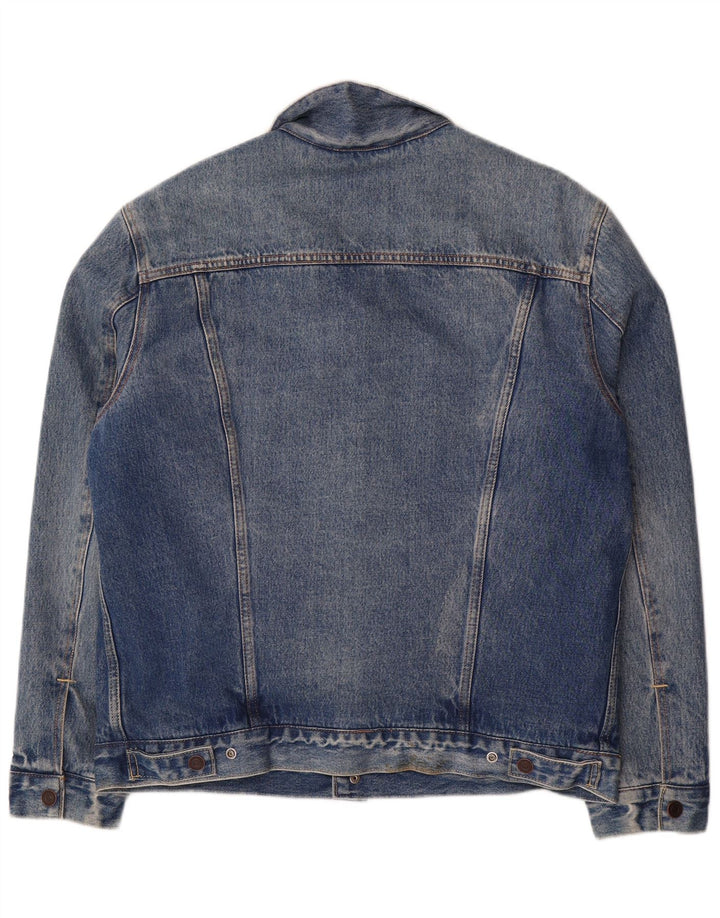 Levi's Chaqueta vaquera Sherpa para hombre Reino Unido 40 Algodón azul grande