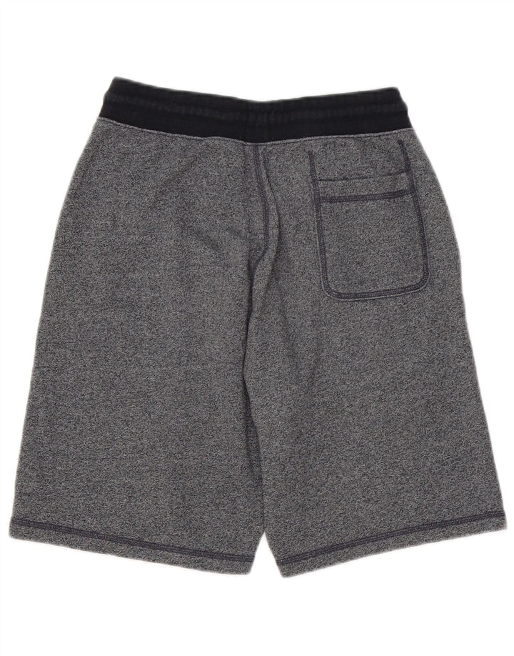 NIKE Pantalones cortos deportivos para hombre de algodón moteado gris pequeño